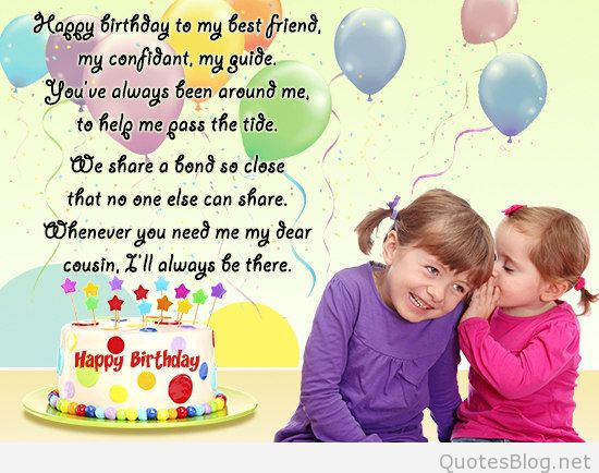 Best Cousin Birthday Quotes
 The best happy birthday quotes in 2015