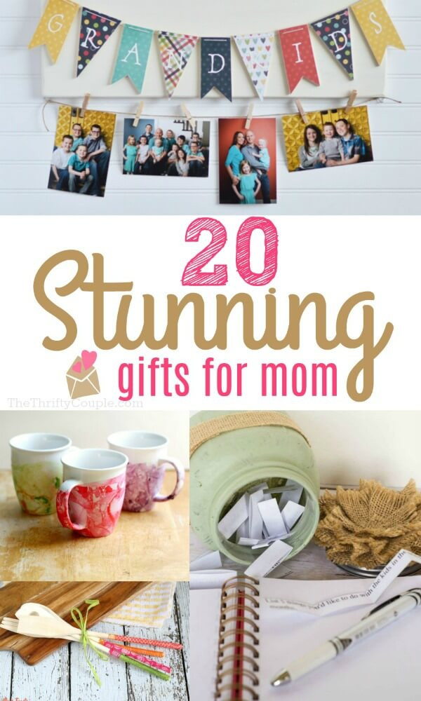 Best DIY Gifts For Mom
 20 Stunning DIY Gift Ideas for Mom The Thrifty Couple