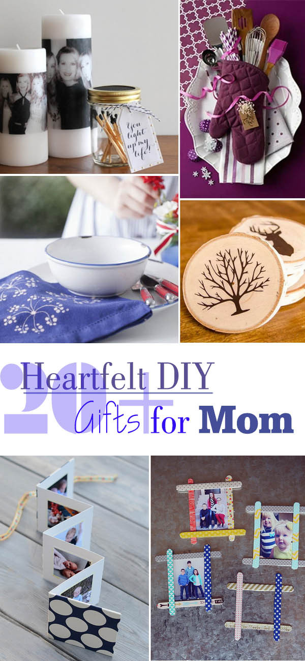 Best DIY Gifts For Mom
 20 Heartfelt DIY Gifts for Mom 2017