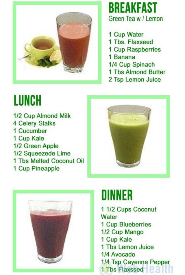 Best Fast Food Smoothies
 e Day Three Smoothie Detox in 2019