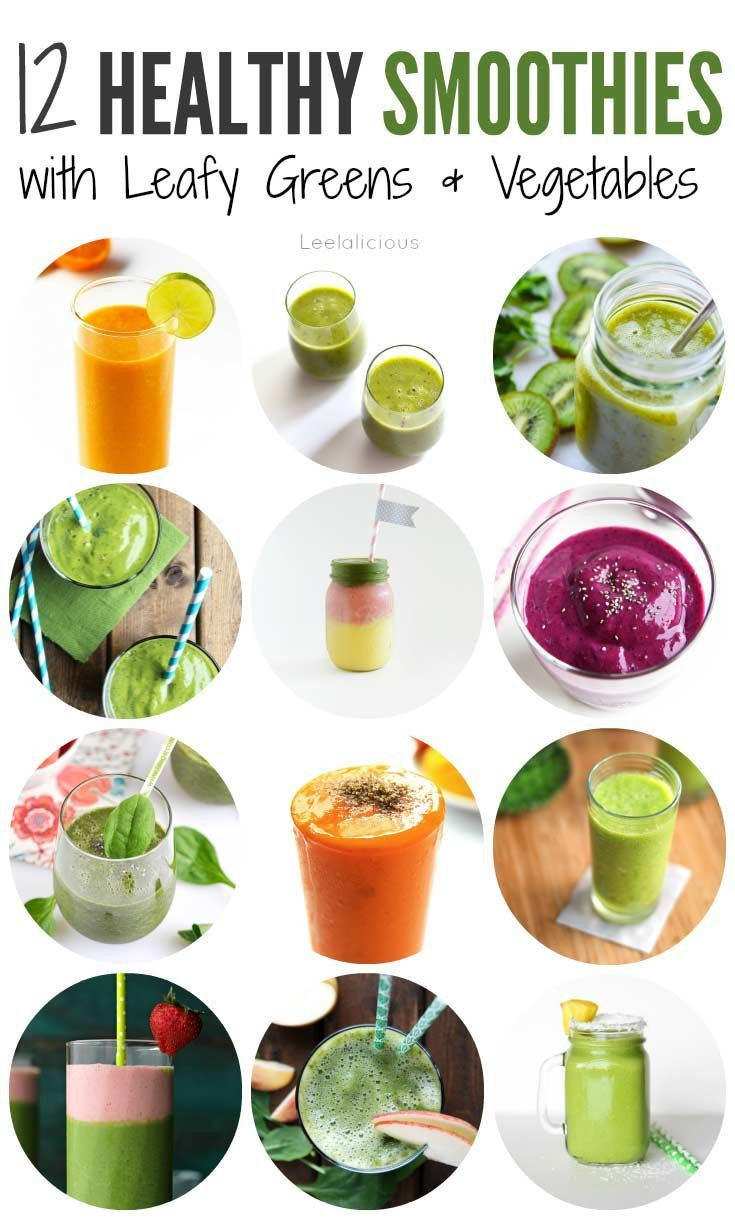 Best Fast Food Smoothies
 Best Healthy Green Smoothie Recipes with Leafy Greens and