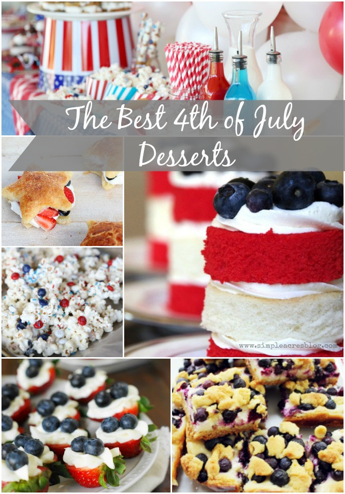 Best Fourth Of July Desserts
 The Best Fourth of July Desserts Simple Acres Blog