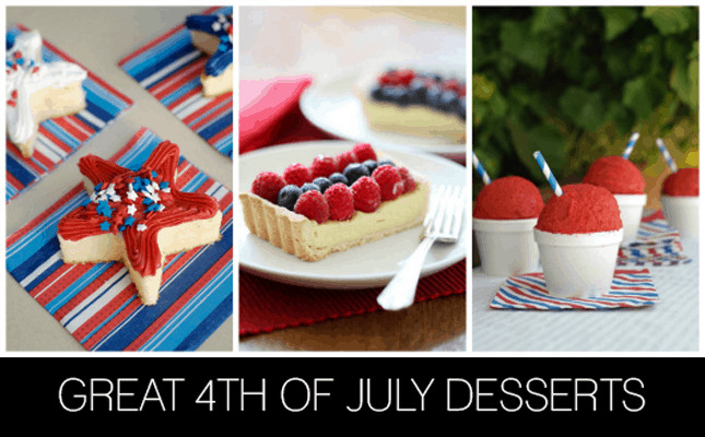 Best Fourth Of July Desserts
 GREAT 4TH OF JULY DESSERTS