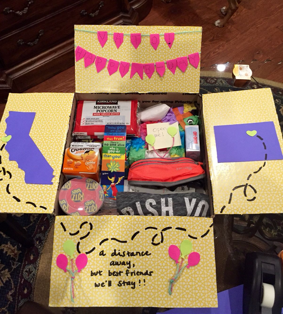 Best Friend Birthday Gifts Ideas
 Birthday care package for a best friend Gigi Gonzalez
