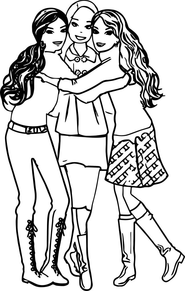 25 Best Best Friend Coloring Pages for Girls - Home, Family, Style and