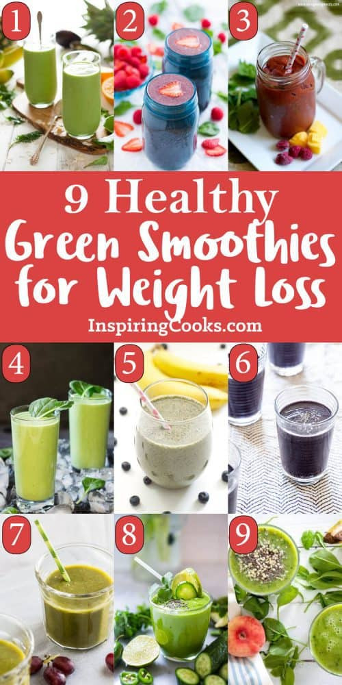 Best Fruit Smoothies For Weight Loss
 The Best 9 Healthy Green Smoothies for Weight Loss Recipes