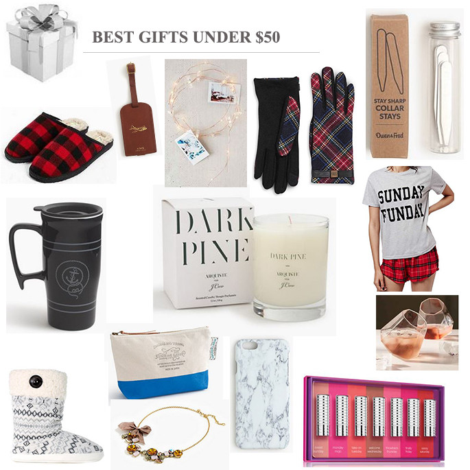 Best Gift Ideas Ever
 Holiday Gift Guide Best Gifts Under $50