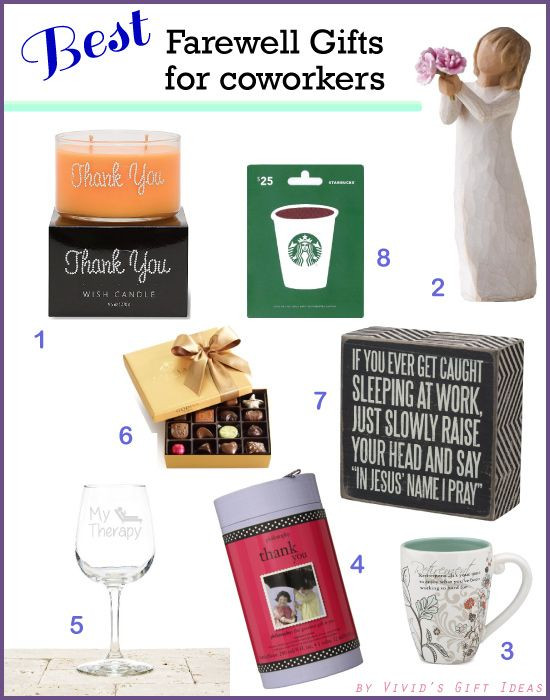 Best Gift Ideas For Coworkers
 Top 8 Farewell Gift Ideas for Coworker Updated May 2017
