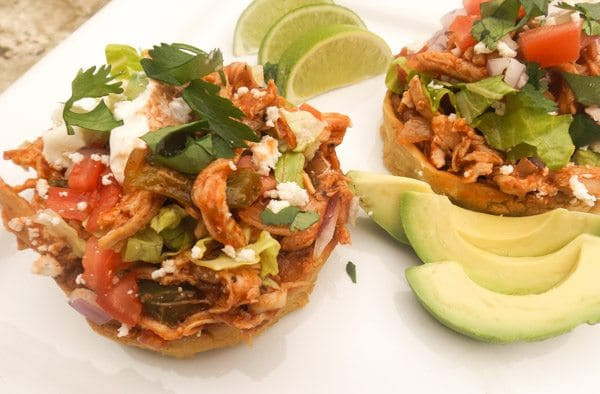 Best Mexican Appetizers
 Chicken Sopes