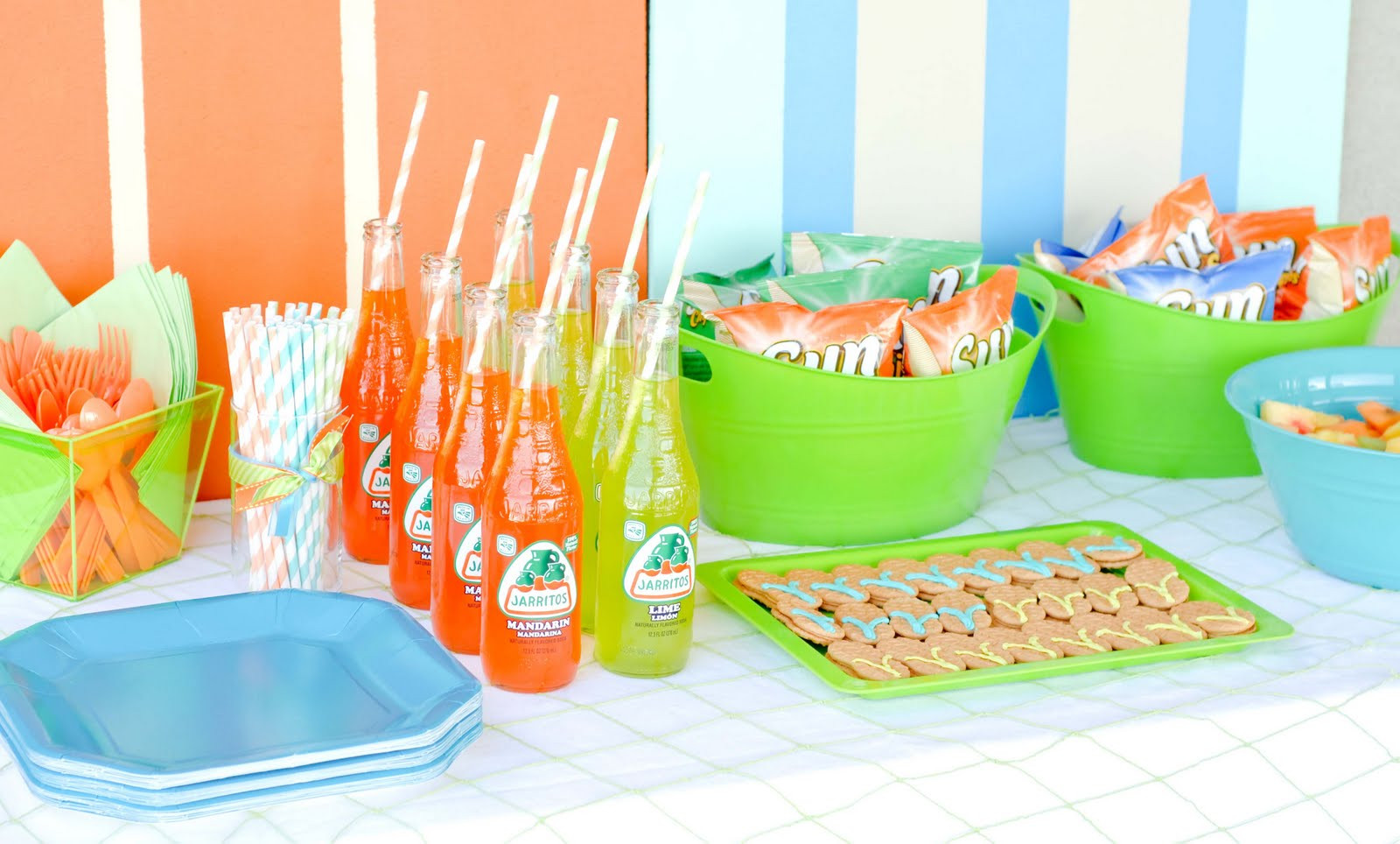 Best Pool Party Food Ideas
 Kara s Party Ideas Surf s Up Summer Pool Party