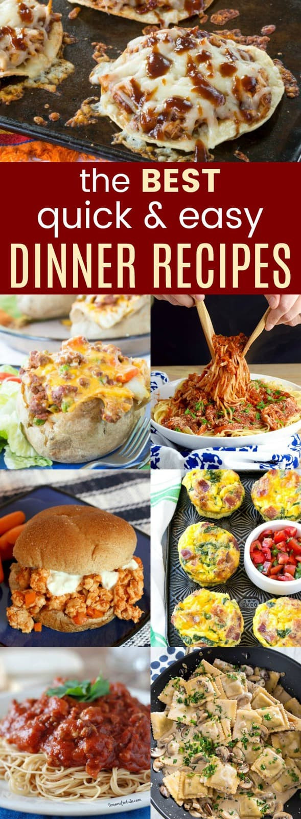 Best Quick Dinner Recipes
 42 of the Best Quick and Easy Dinner Ideas Cupcakes