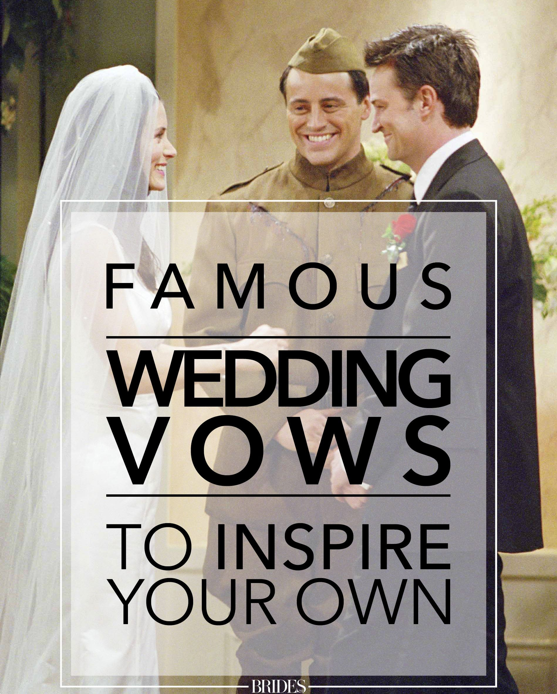 Best Wedding Vows From Movies
 20 Famous Wedding Vows from Movies and TV to Inspire Your
