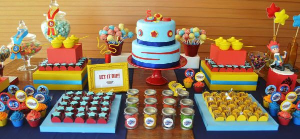 Beyblade Birthday Party Ideas
 Beyblades Guest Dessert Feature