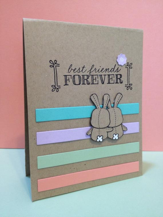 Bff Birthday Cards
 Best Friends Forever greeting card 4 25 x 5 50