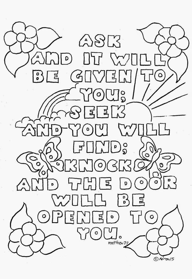 Bible Coloring Pages For Kids With Verses
 Top 10 Free Printable Bible Verse Coloring Pages line