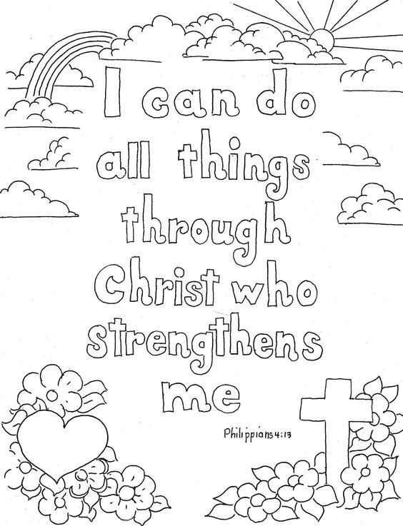 Bible Coloring Pages For Kids With Verses
 Free Printable Christian Coloring Pages for Kids Best