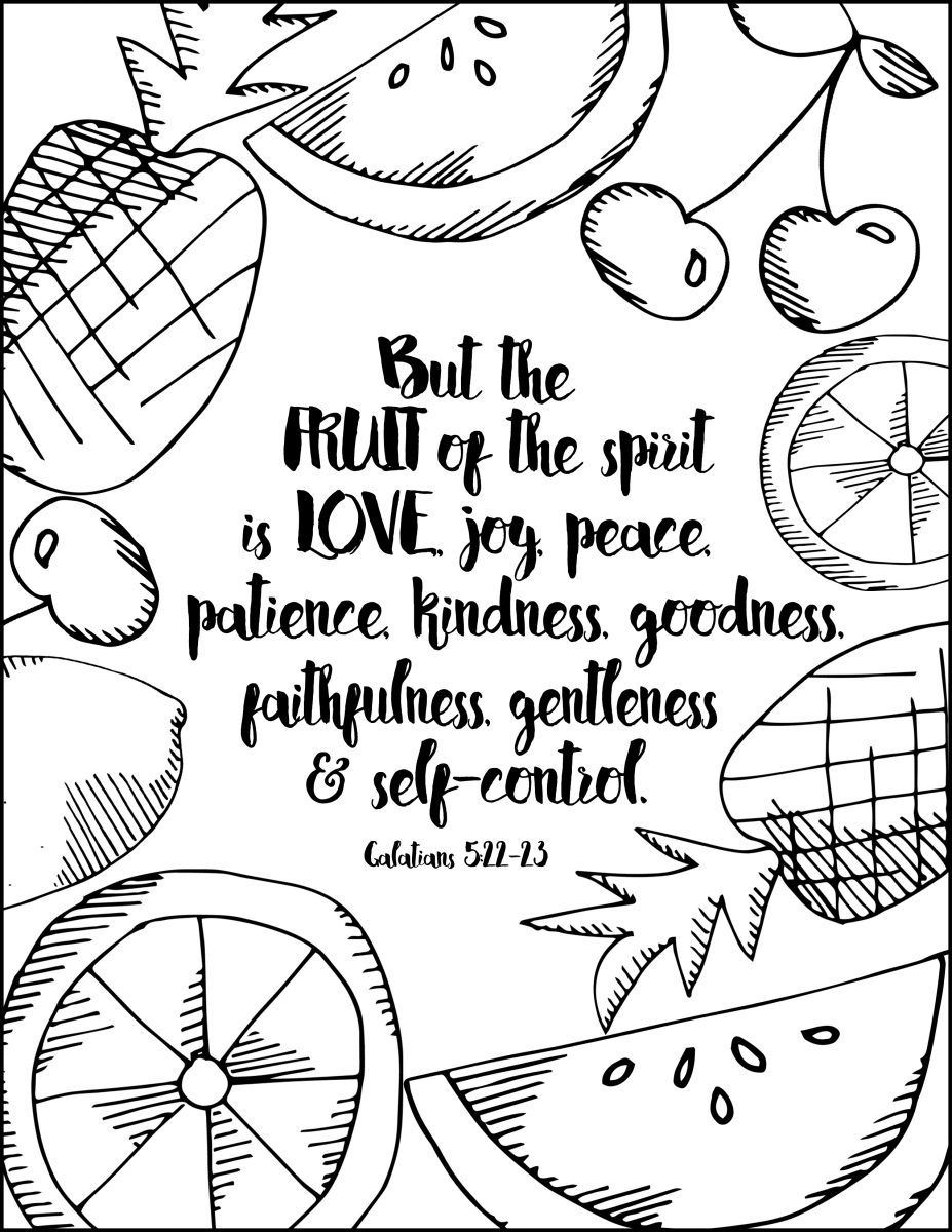Bible Coloring Pages For Kids With Verses
 Summer Inspired Free Coloring Pages With Bible Verses