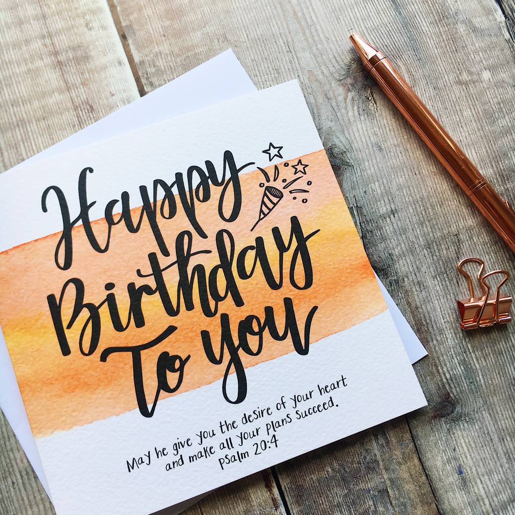Bible Quotes For Birthdays
 happy birthday bible verse card by izzy & pop