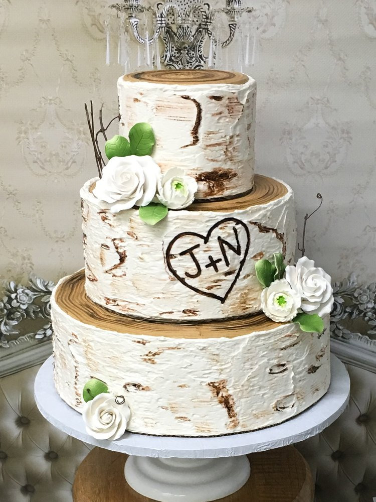 Birch Tree Wedding Cake
 All Buttercream Birch Tree Wedding Cake True Cake Art Yelp