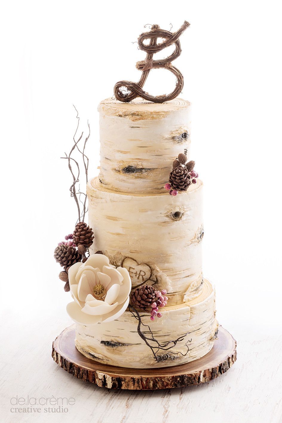 Birch Tree Wedding Cake
 Birch Tree Wedding Cake — De la Crème Creative Studio