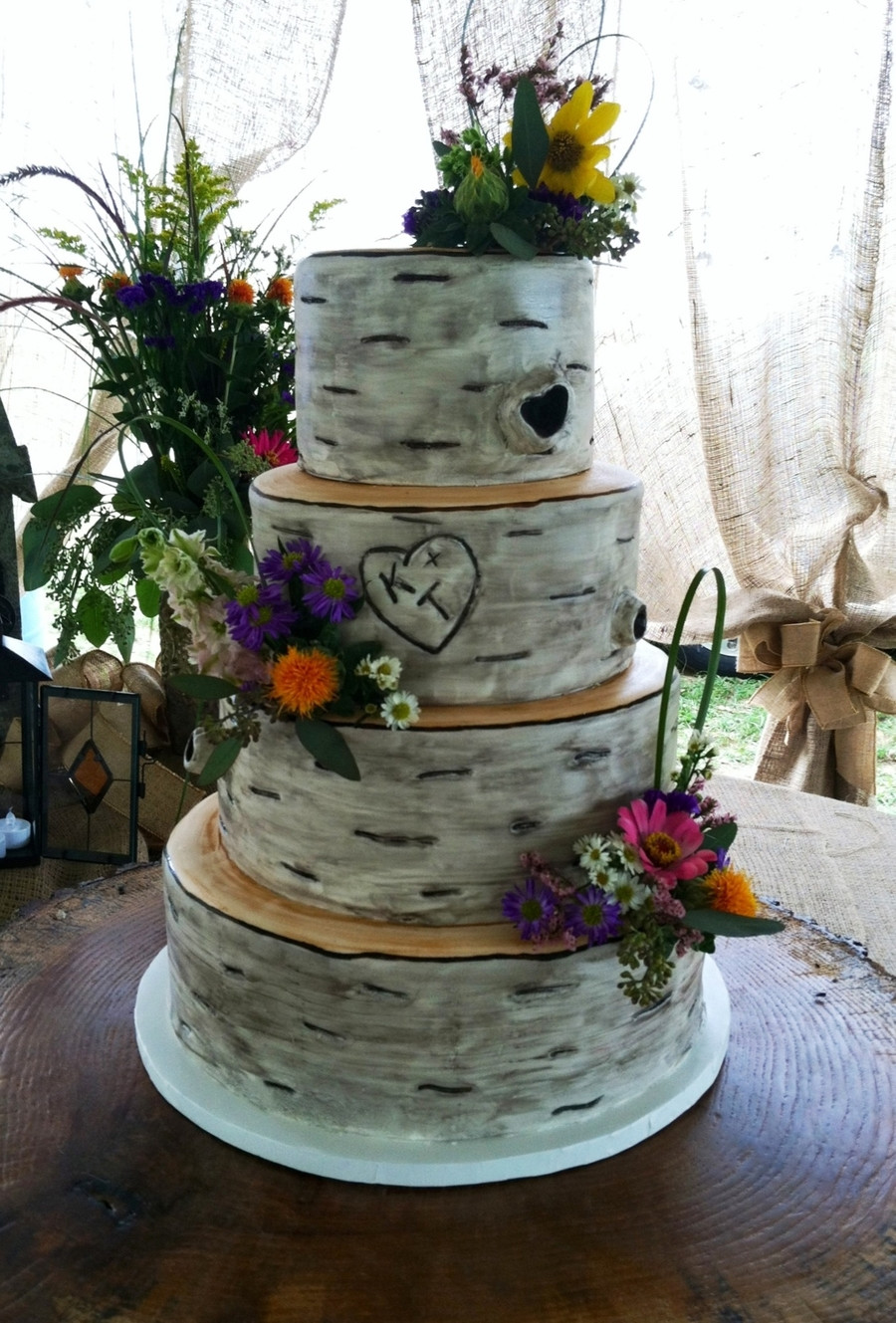 Birch Tree Wedding Cake
 Birch Tree Wedding Cake CakeCentral