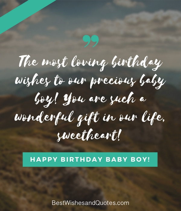 Birthday Boy Quotes
 Happy Birthday Baby Boy 33 Emotional Quotes that Say it All