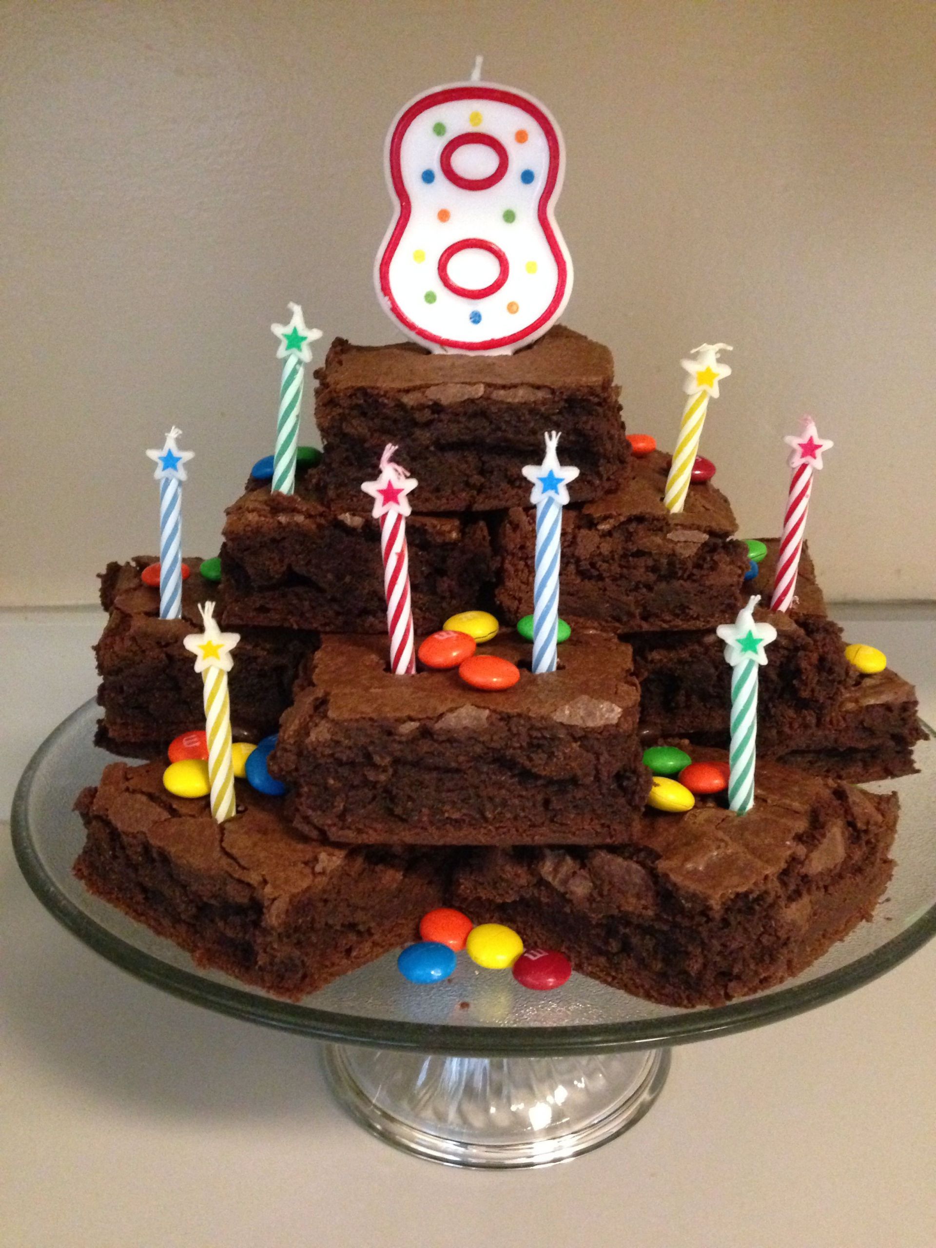 Birthday Cake Brownies
 Brownie Stack birthday cake in 2019
