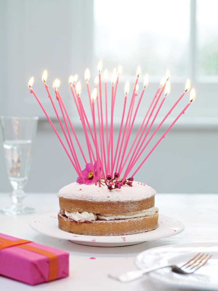 Birthday Cake Candle
 Birthday Cake Hack Using tall candles to make a birthday