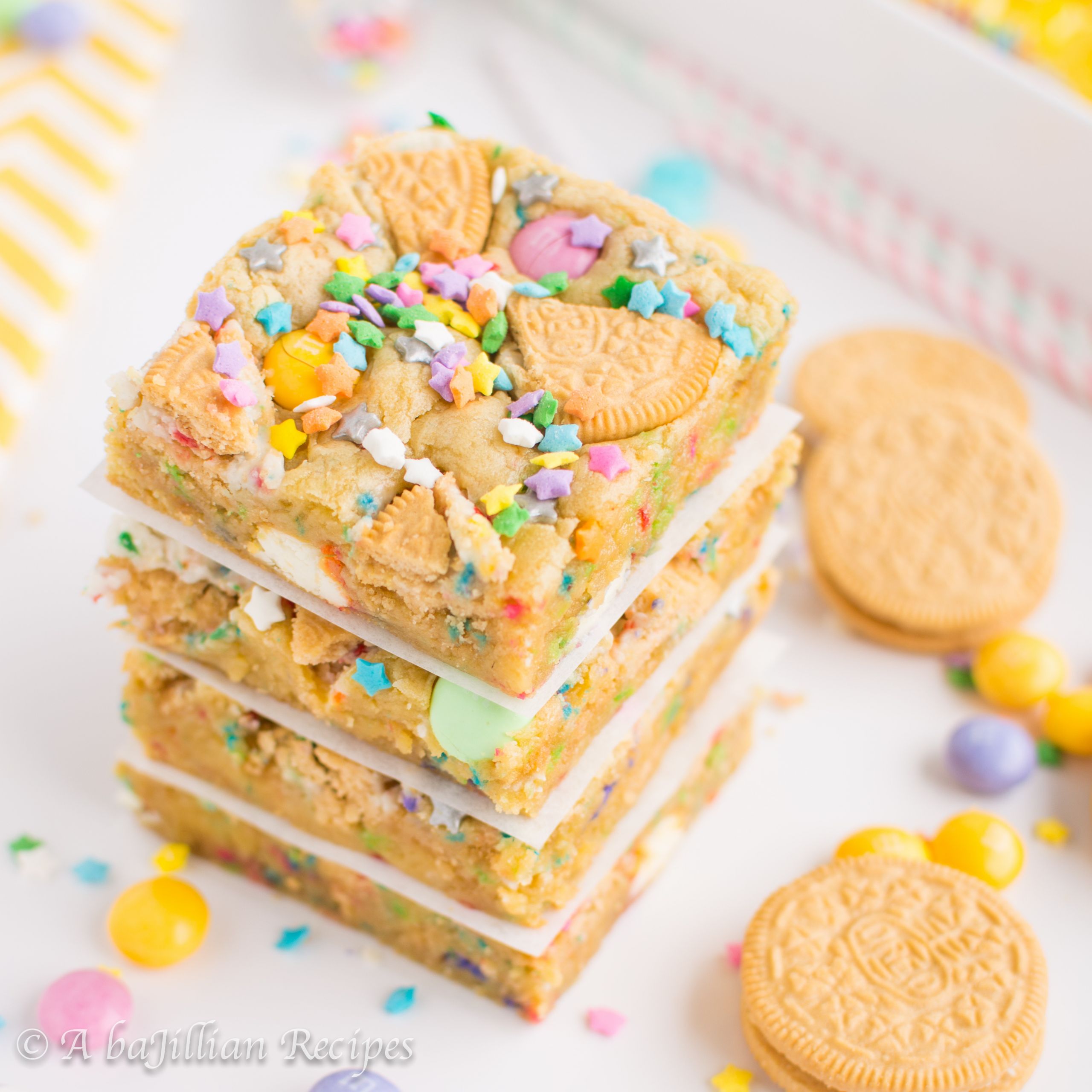 Birthday Cake Mix
 Loaded Cake Batter Cookie Bars A baJillian Recipes