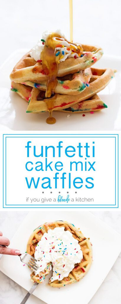 Birthday Cake Mix
 Birthday Cake Mix Waffles If You Give a Blonde a Kitchen