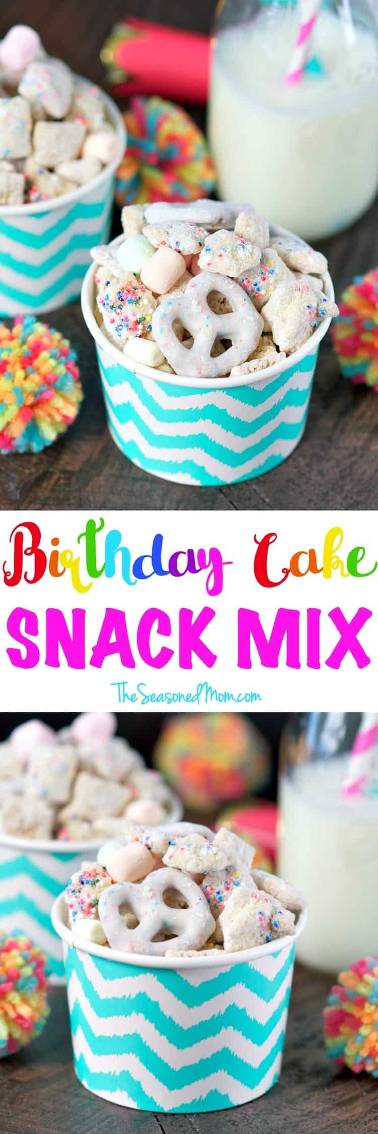 Birthday Cake Mix
 Birthday Cake Snack Mix The Seasoned Mom