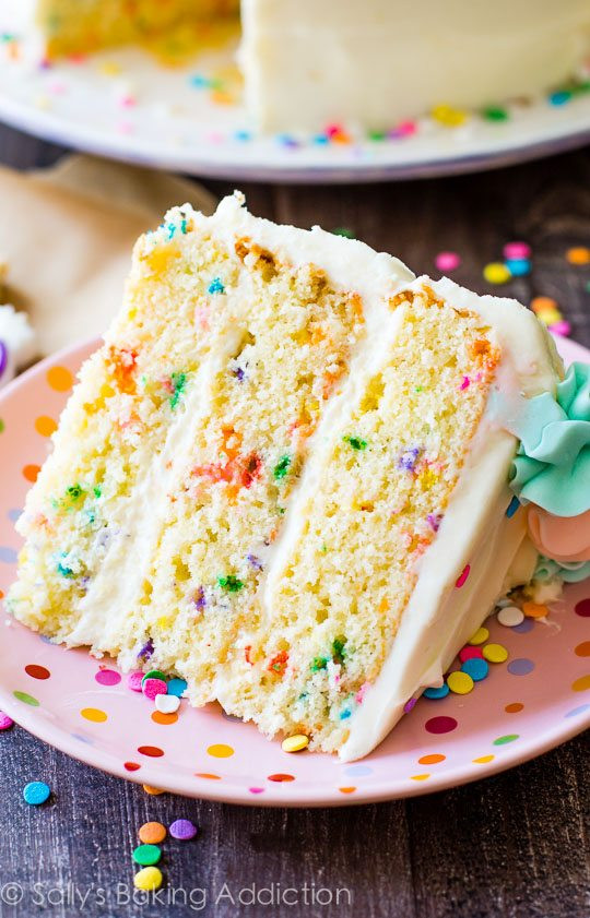 Birthday Cake Recipes From Scratch
 Funfetti Layer Cake