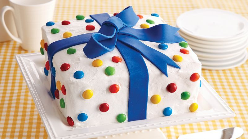 Birthday Cakes For Adults
 Birthday Present Cake Recipe BettyCrocker