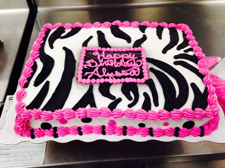 Birthday Cakes For Girls At Walmart
 Custome cake Zebra Walmart
