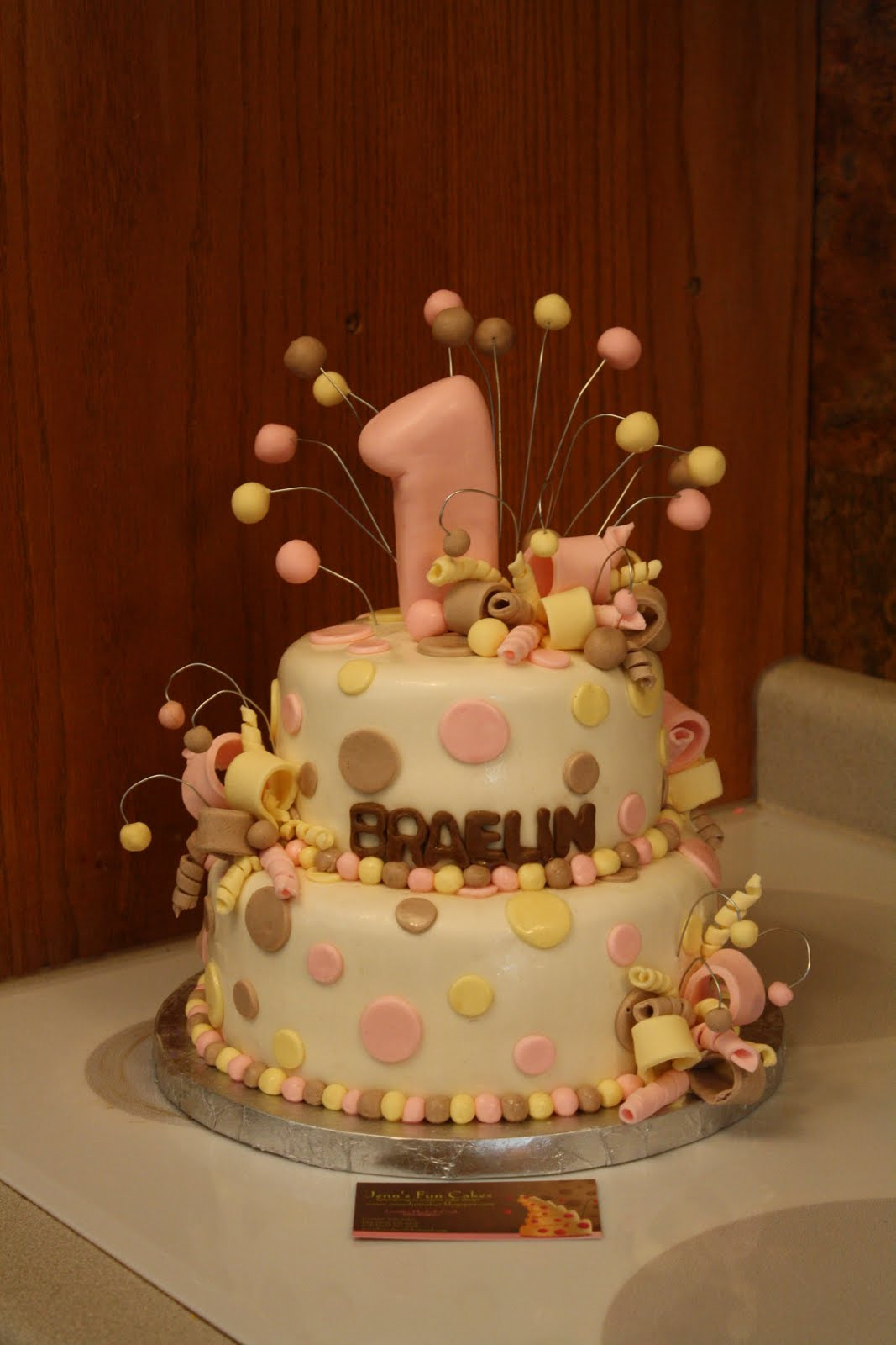 Birthday Cakes For Little Girls
 Jenn s Fun Cakes little girls 1st birthday