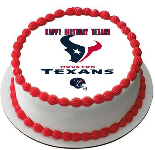 Birthday Cakes Houston
 Houston Texans Edible Cake Topper & Cupcake Toppers