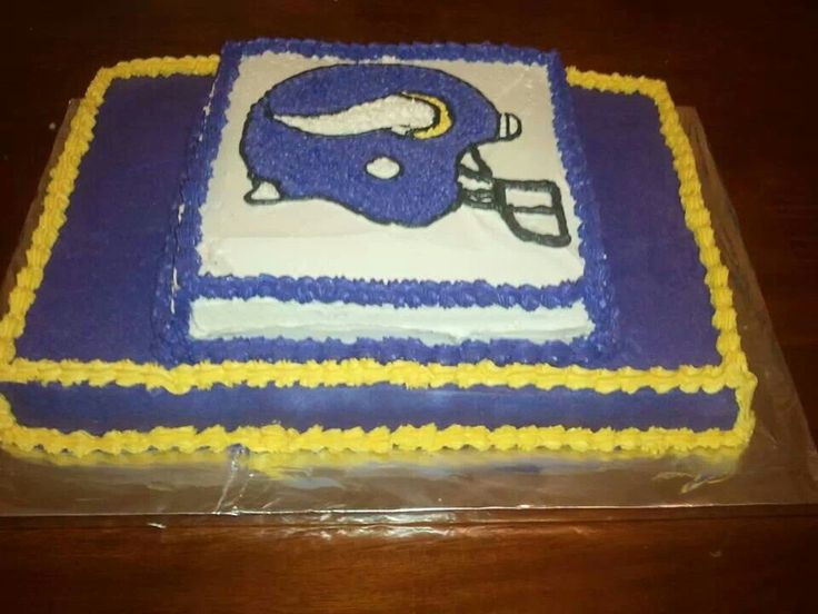Birthday Cakes Minneapolis
 Minnesota Vikings cake Cakes by Connie