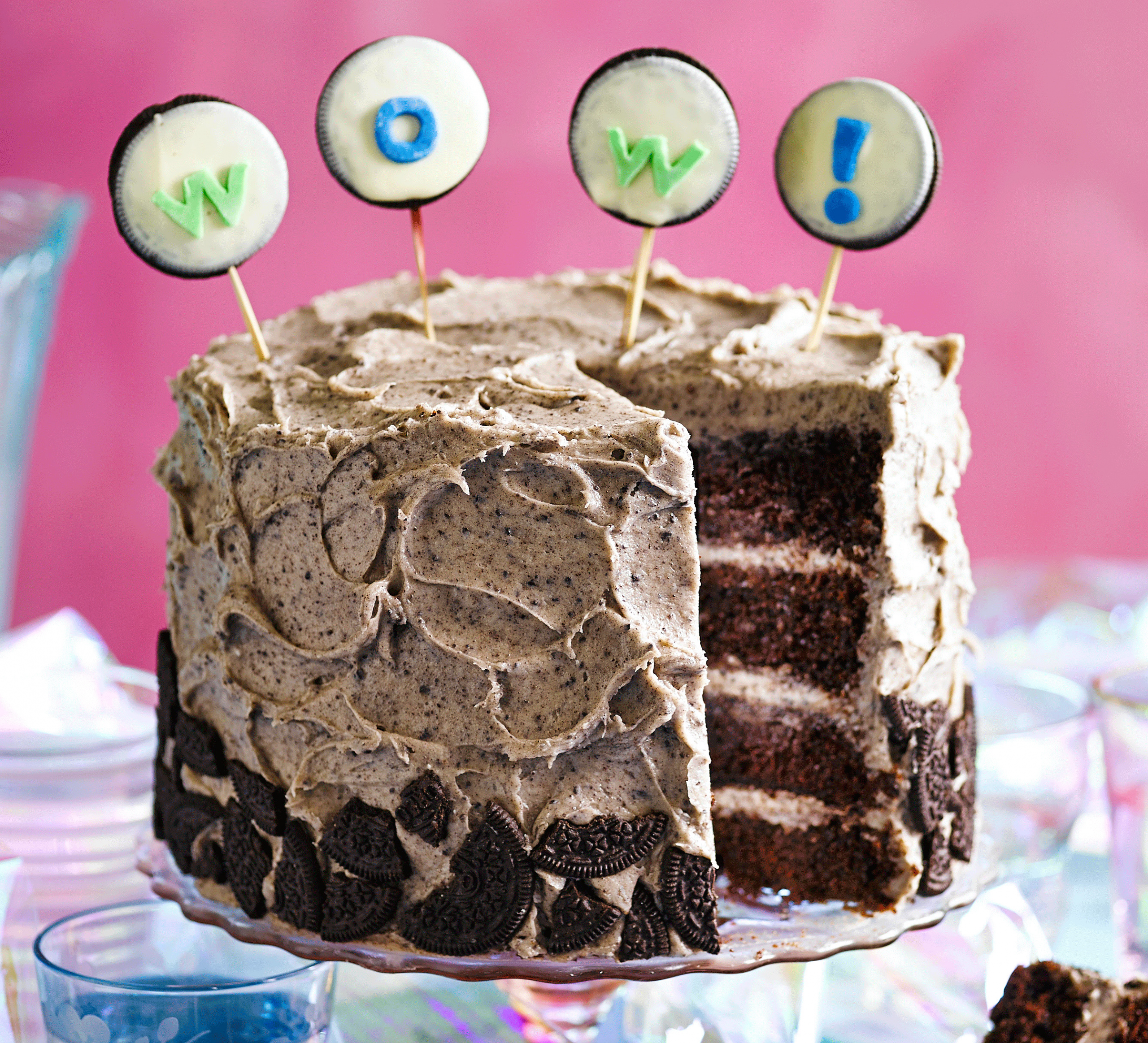Birthday Cakes Recipes
 Cookies & cream party cake