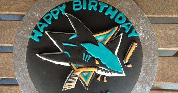 Birthday Cakes San Jose
 San Jose Sharks birthday cake SanJoseSharksFood