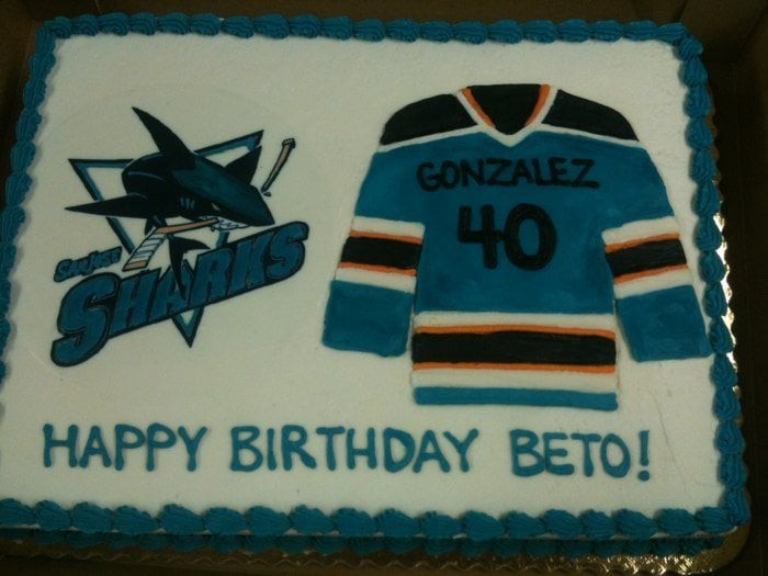 Birthday Cakes San Jose
 San Jose Sharks themed cake Yelp