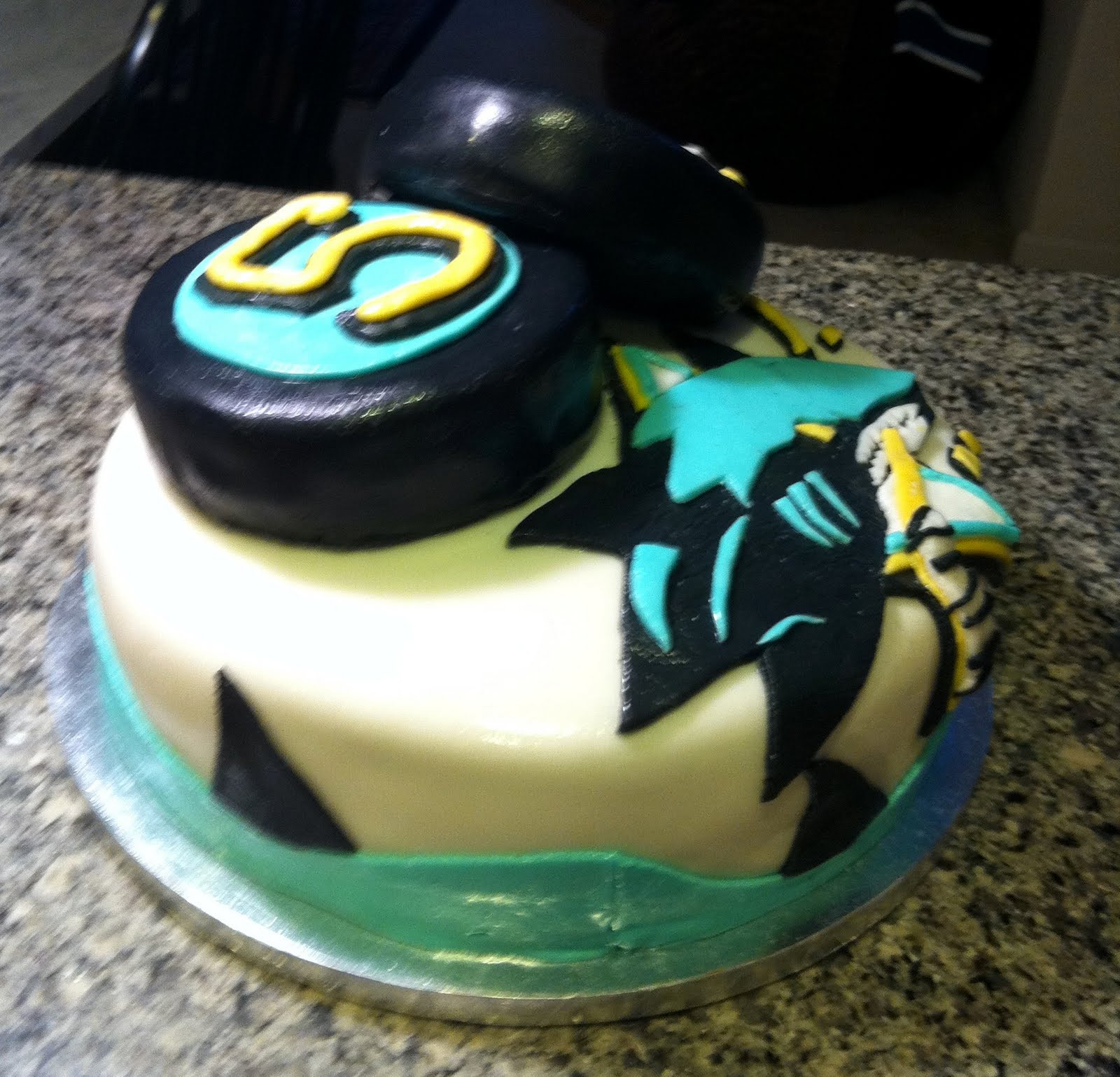 Birthday Cakes San Jose
 Hush Hush Sweet Charlotte Cakes San Jose Sharks Fondant Cake