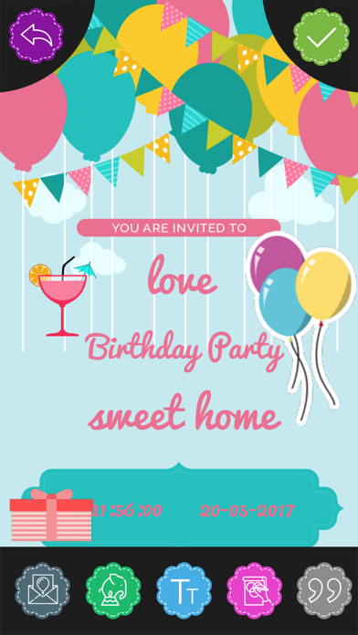 Birthday Card Apps
 Custom Birthday Invitation Card maker App Download