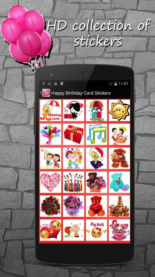 Birthday Card Apps
 Happy Birthday Card Stickers Android Apps on Google Play