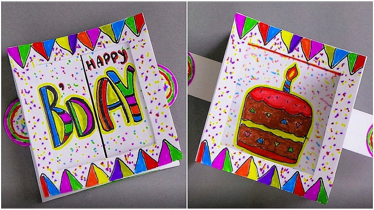 Birthday Card Diy
 DIY BIRTHDAY CARD HANDMADE GREETING CARD MAKING IDEAS