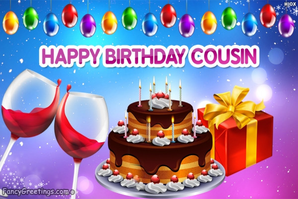Birthday Card For Cousin
 Happy Birthday Wishes Cousin
