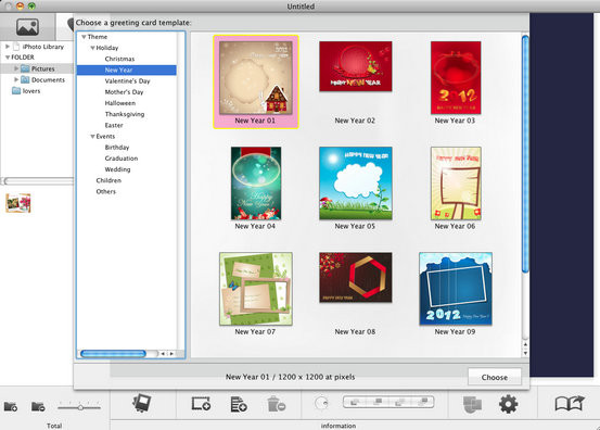 Birthday Card Maker Online
 SnowFox Greeting Card Maker for Mac to make your