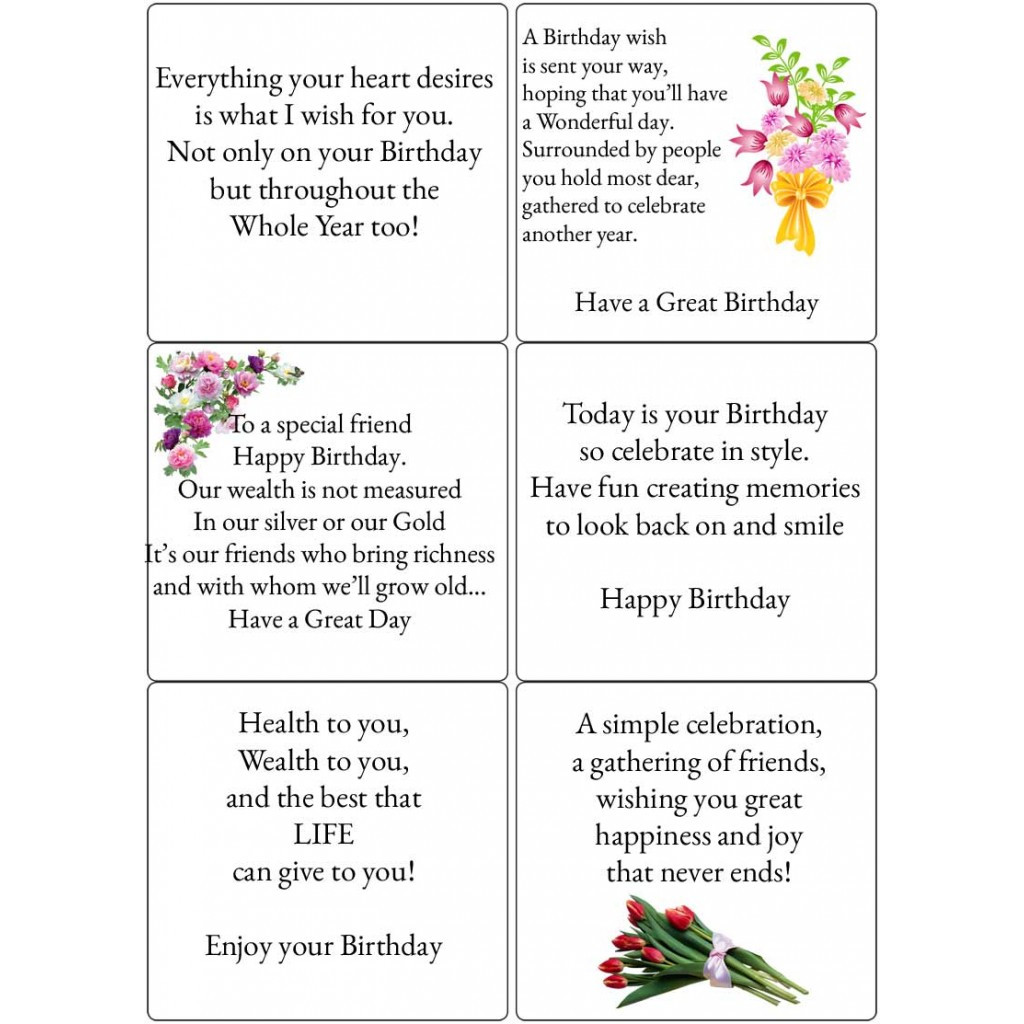 Birthday Card Verses
 Peel f Birthday Verses 4