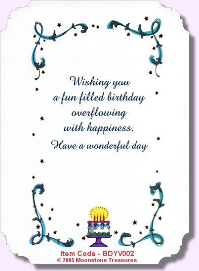 Birthday Card Verses
 Birthday verses on Pinterest