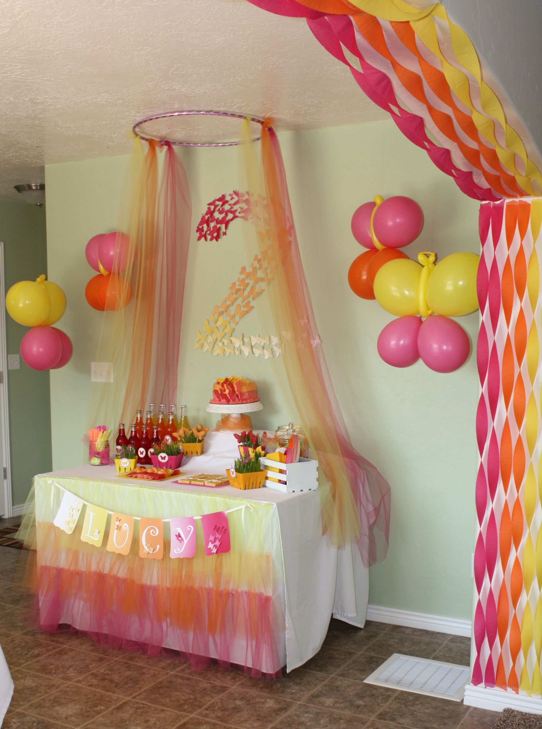 Birthday Decoration Ideas
 Butterfly Themed Birthday Party Decorations events to