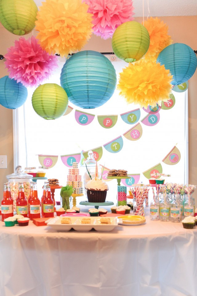 Birthday Decoration Ideas
 A Sweet Cupcake Birthday Party Anders Ruff Custom